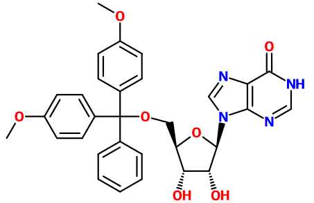 MC080637 5'-O-(4,4'-Dimethoxytrityl)-inosine (图片) MC080637 5'-O-(4,4'-Dimethoxytrityl)-inosine
